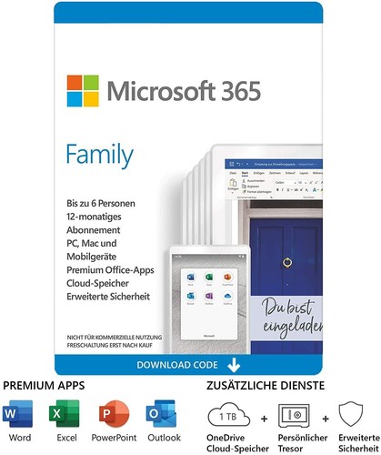 Microsoft office 365 family - microsoft,