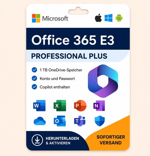 Microsoft office 365 1tb - office, e3