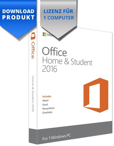 Microsoft office 2016 - home, &