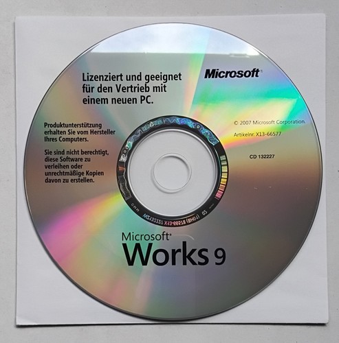 Microsoft works - microsoft, 9.0